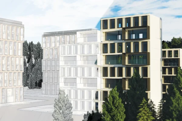 Propuesta arquitectónica de edificio industrializado