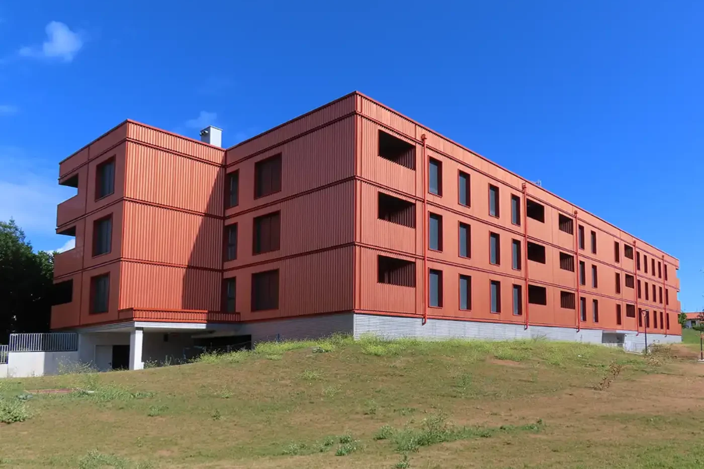 Edificio de vivienda protegida de Visesa con tecnología